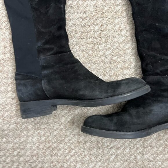 P324. Blondo Black Over the Knee Boots Sleek Design - Picture 3 of 16